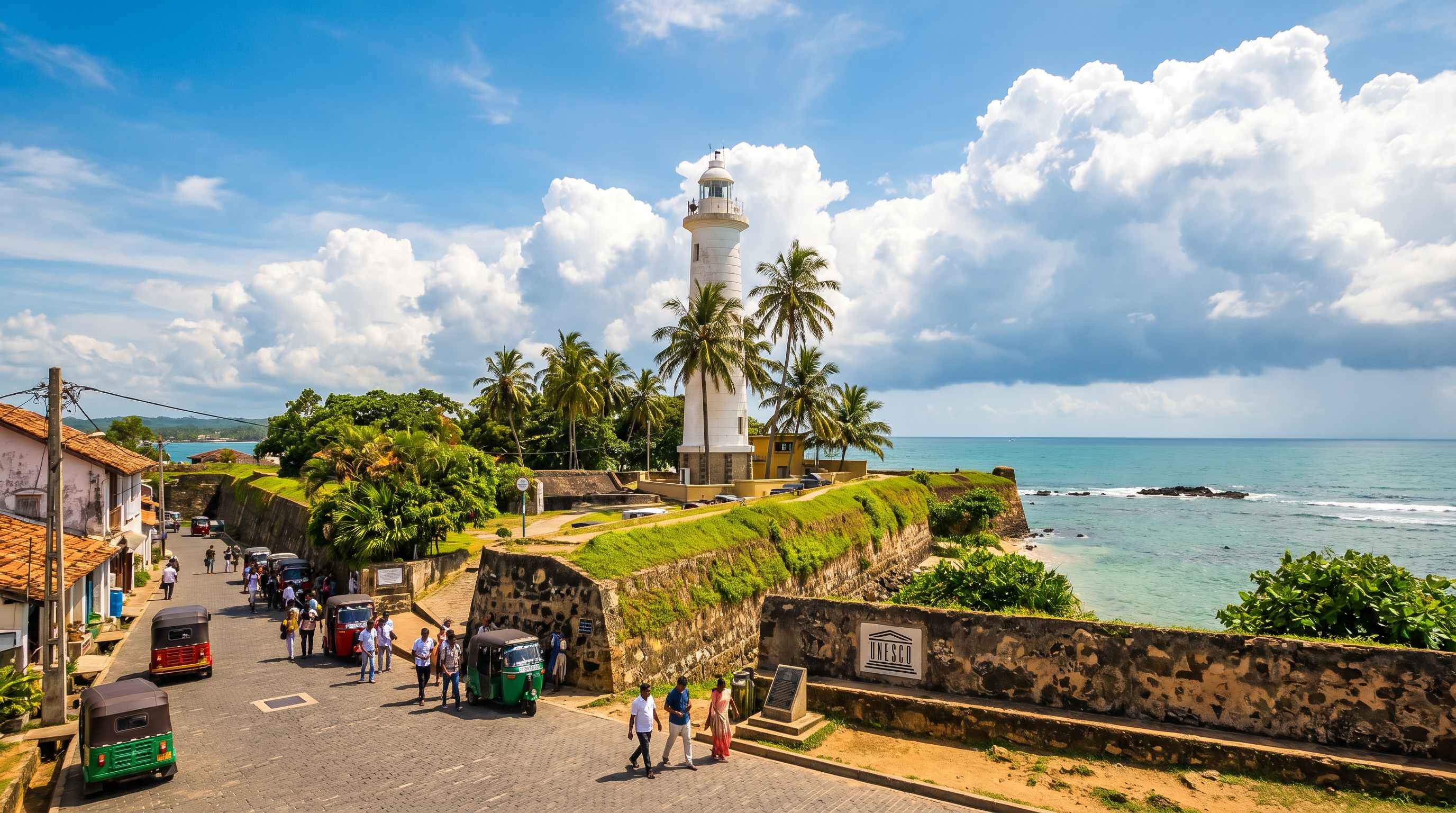 Galle Fort Dutch colonial ramparts